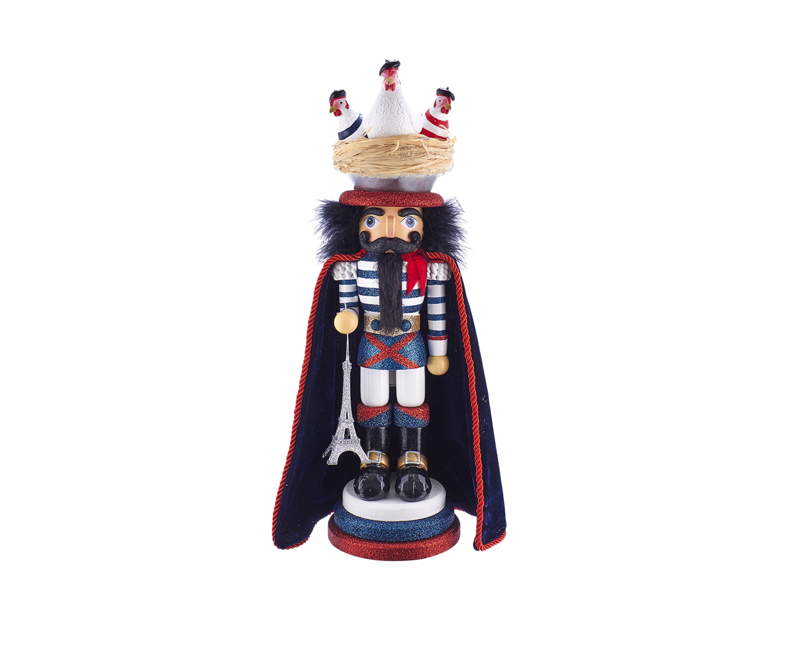 Hollywood™ Three French Hens Nutcracker