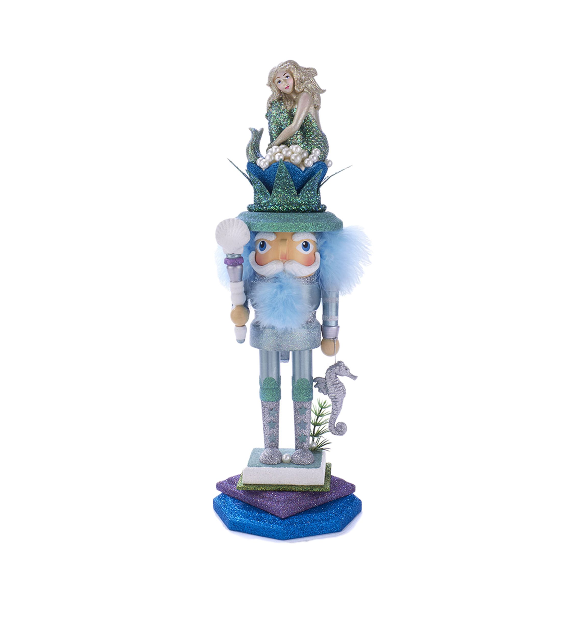 17.5 Inch Hollywood™ Mermaid King Nutcracker