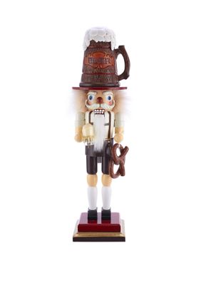 17.5 Inch Hollywood™ Beer and Pretzel Nutcracker