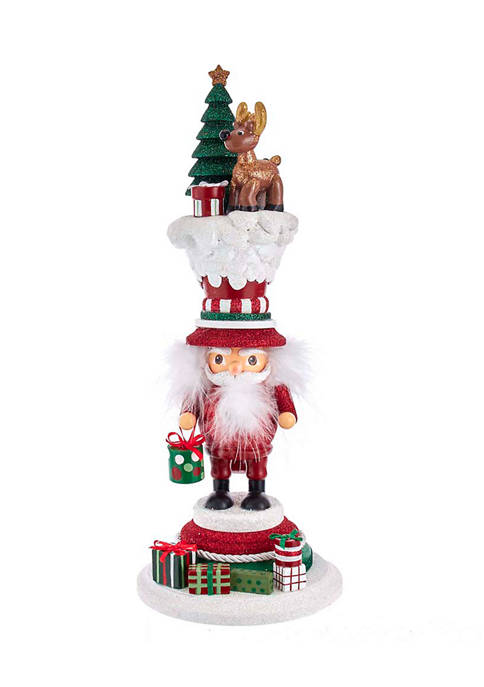 Kurt S. Adler Hollywood Santas Happy Reindeer Nutcracker