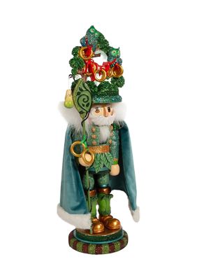 17.5-Inch Hollywood Five Golden Rings Nutcracker