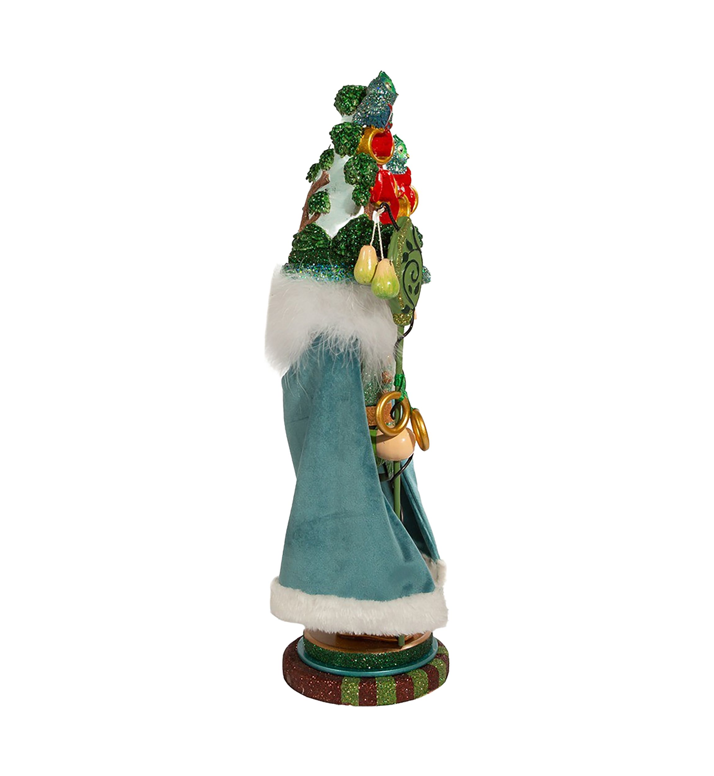 17.5-Inch Hollywood Five Golden Rings Nutcracker