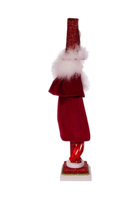 20-Inch Hollywood Red Skinny Nutcracker with Wreath