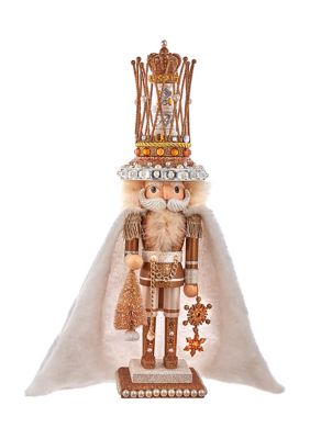 18.5-Inch Hollywood Gold Gem King Nutcracker