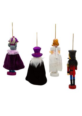 6-Inch Hollywood Nutcracker Suite 4-Piece Ornament Set