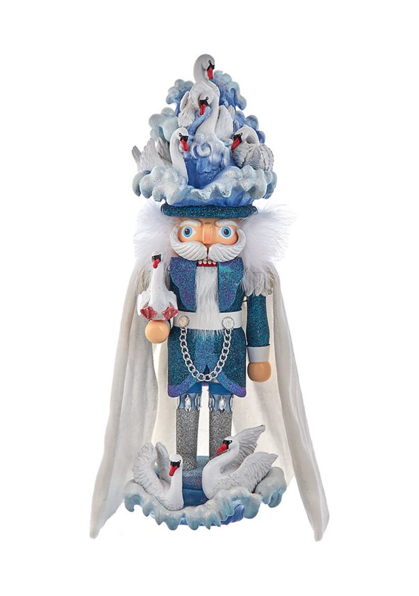18-Inch Hollywood 7 Swans Swimming Nutcracker