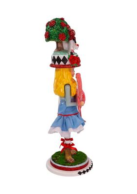 19-Inch Hollywood Alice with Flamingo Nutcracker