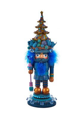 18-Inch Hollywood Blue with Tree Nutcracker