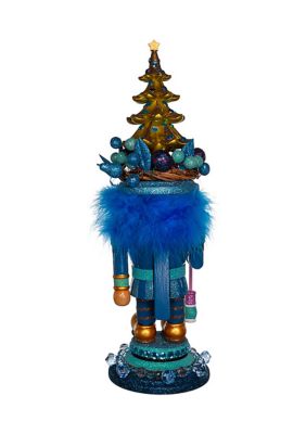 18-Inch Hollywood Blue with Tree Nutcracker