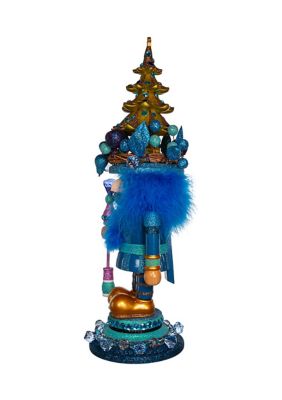 18-Inch Hollywood Blue with Tree Nutcracker