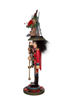 18-Inch Hollywood Nutcracker with Deer Hat