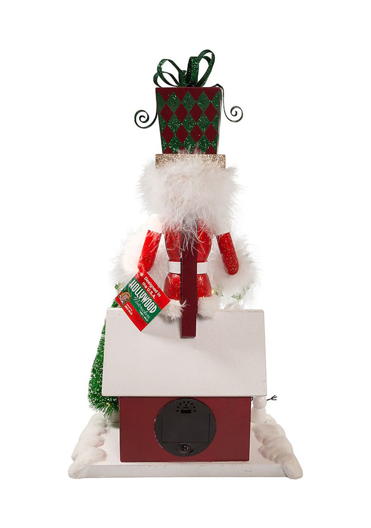 18-Inch Battery Operated Deck the Halls Musical LED Nutcracker