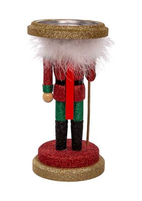 10-Inch Hollywood Soldier Nutcracker Candleholder