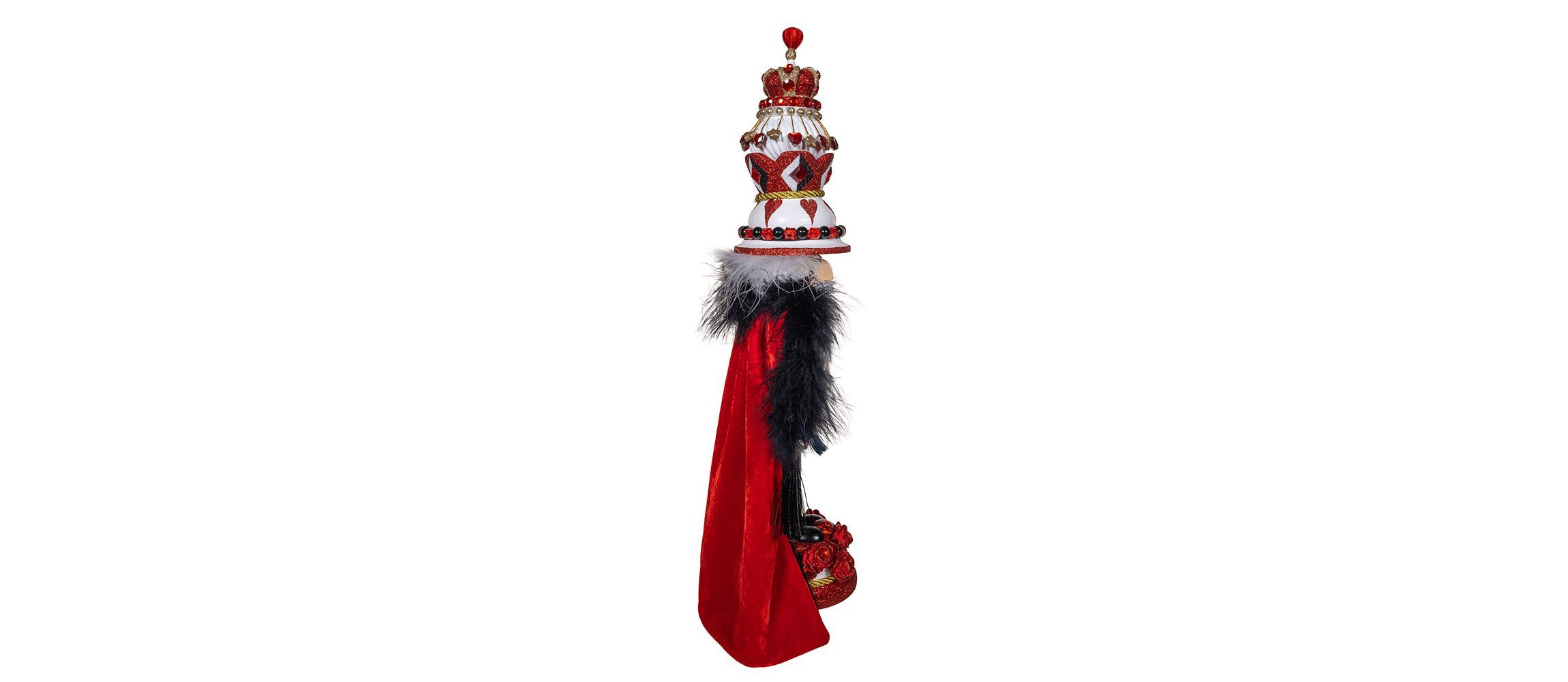 Kurt Adler 18.8-Inch Hollywood Nutcrackers King of Hearts with Cape Nutcracker