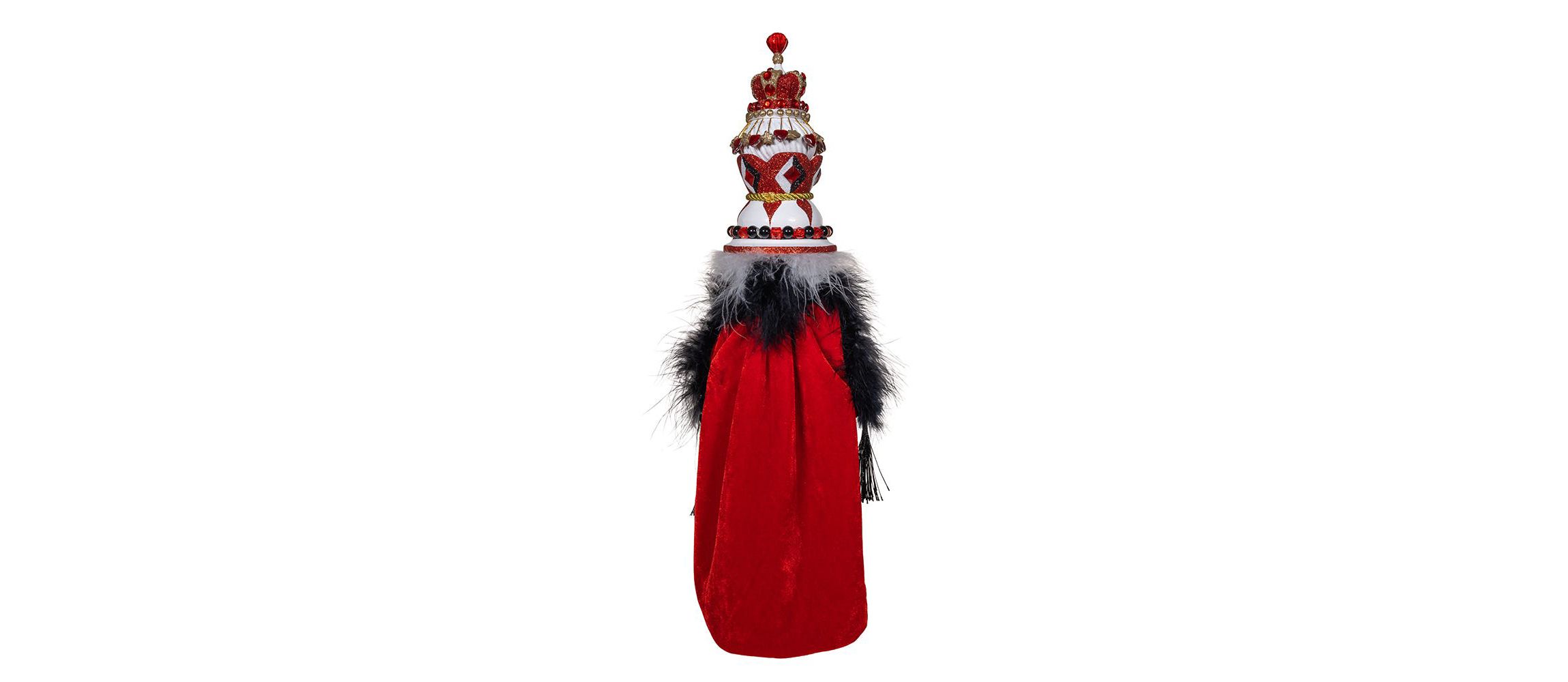 Kurt Adler 18.8-Inch Hollywood Nutcrackers King of Hearts with Cape Nutcracker