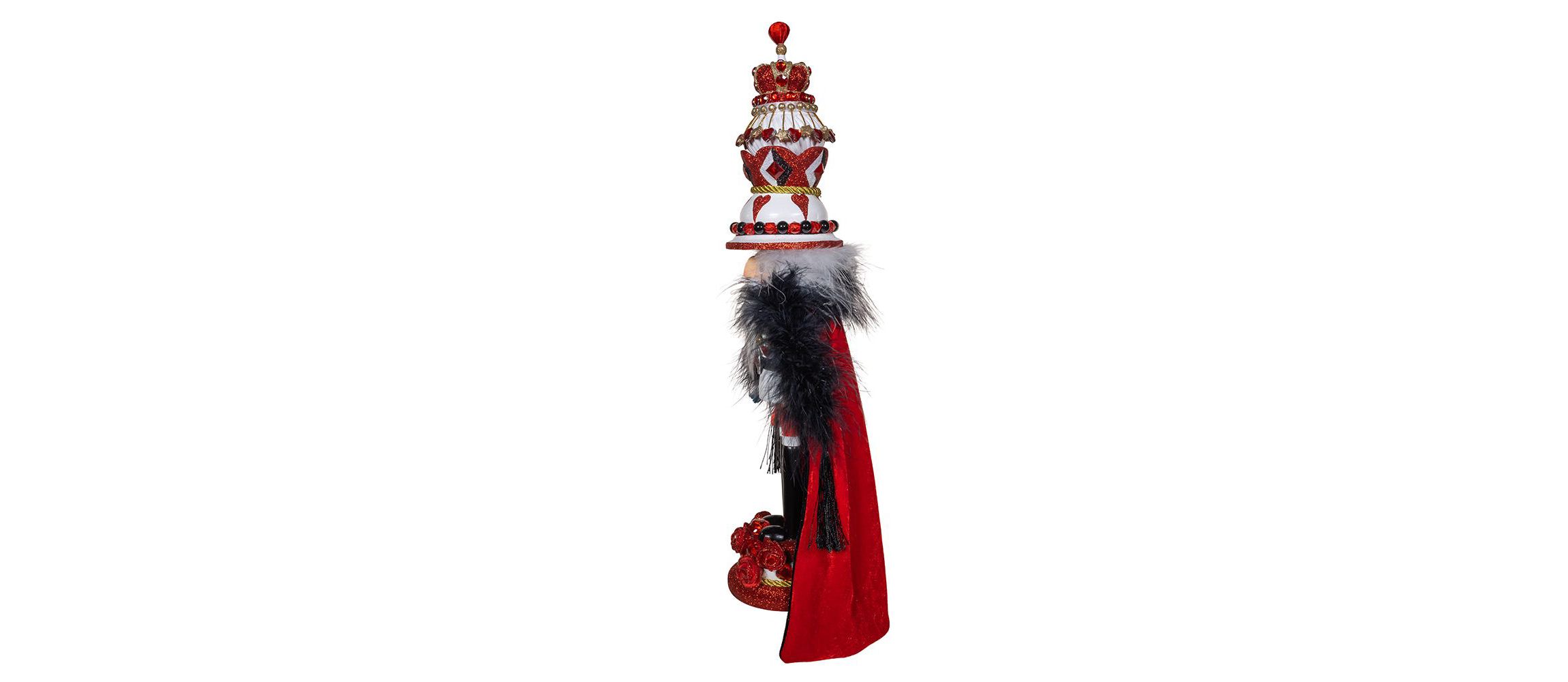 Kurt Adler 18.8-Inch Hollywood Nutcrackers King of Hearts with Cape Nutcracker