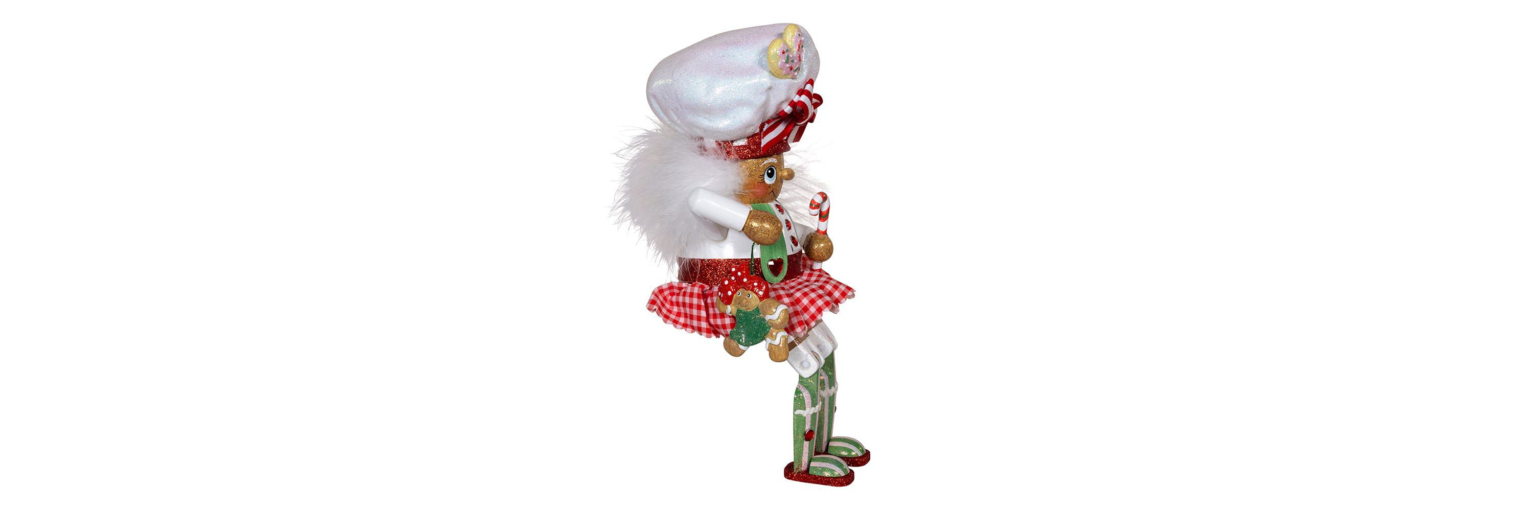 Kurt Adler 11-Inch Hollywood Nutcracker Gingerbread Baker Girl Shelf Sitter Nutcracker