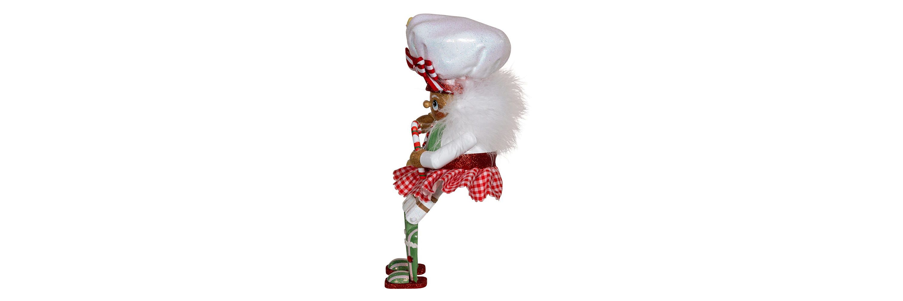Kurt Adler 11-Inch Hollywood Nutcracker Gingerbread Baker Girl Shelf Sitter Nutcracker