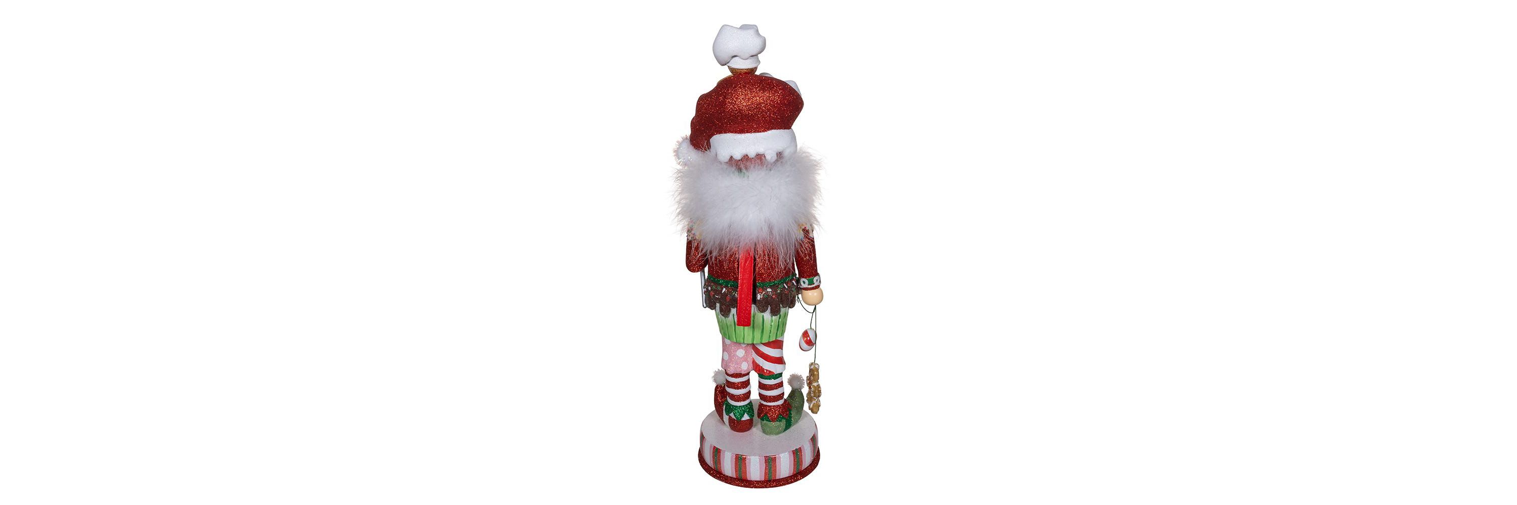 Kurt Adler 18-Inch Hollywood Nutcrackers Gingerbread Soldier with Cupcake Body Nutcracker