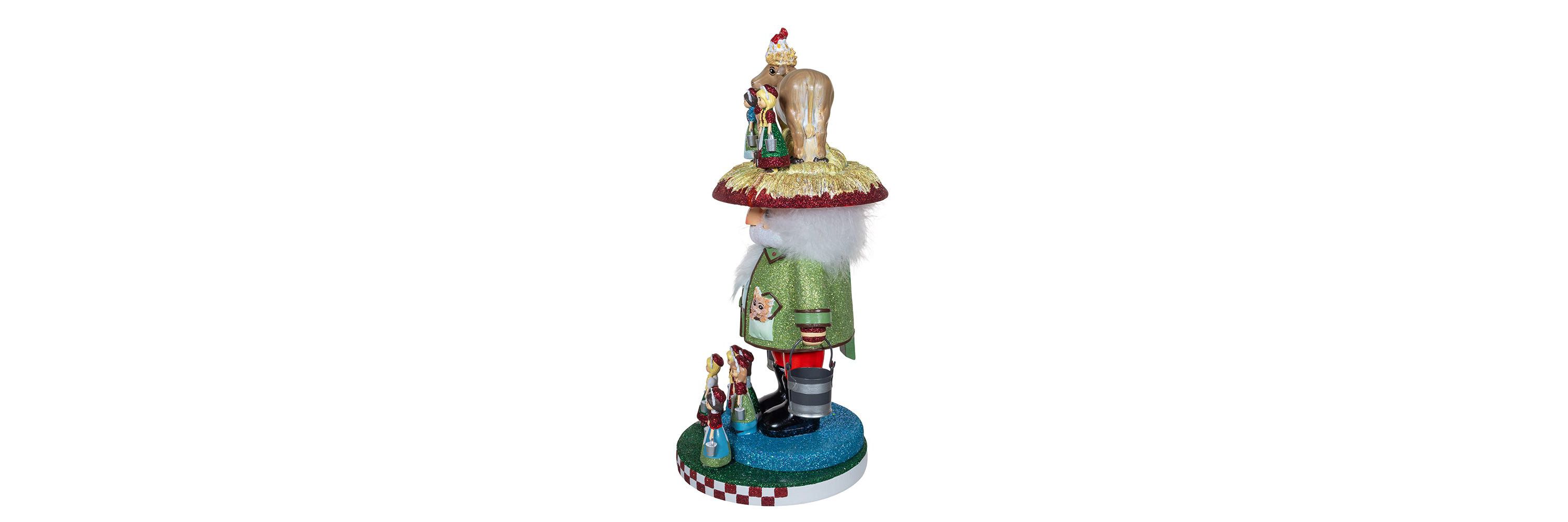 Kurt Adler 16.5-Inch Hollywood Nutcrackers 8 Maids A Milking Nutcracker