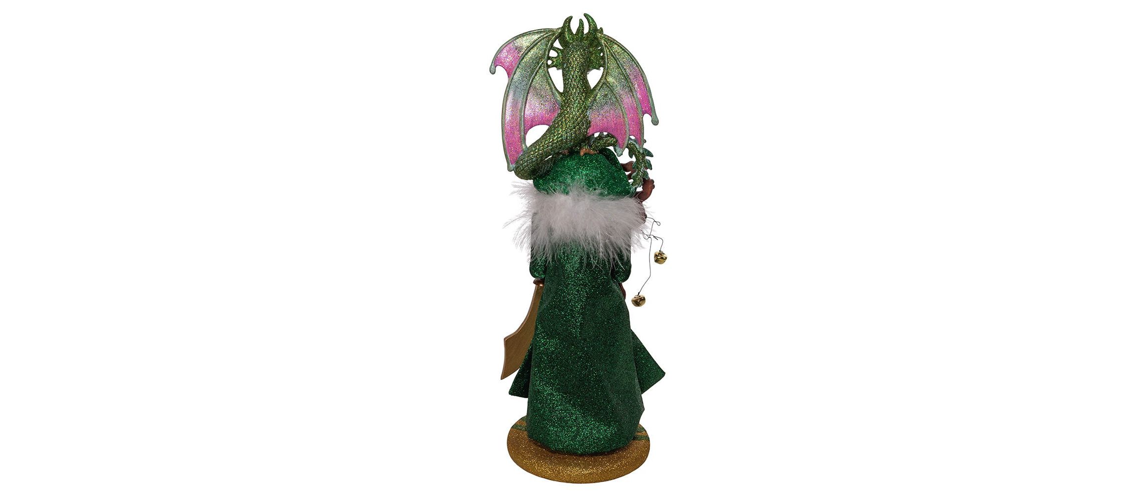 Kurt Adler 18-Inch Hollywood Nutcrackers Wizard With Dragon Nutcracker