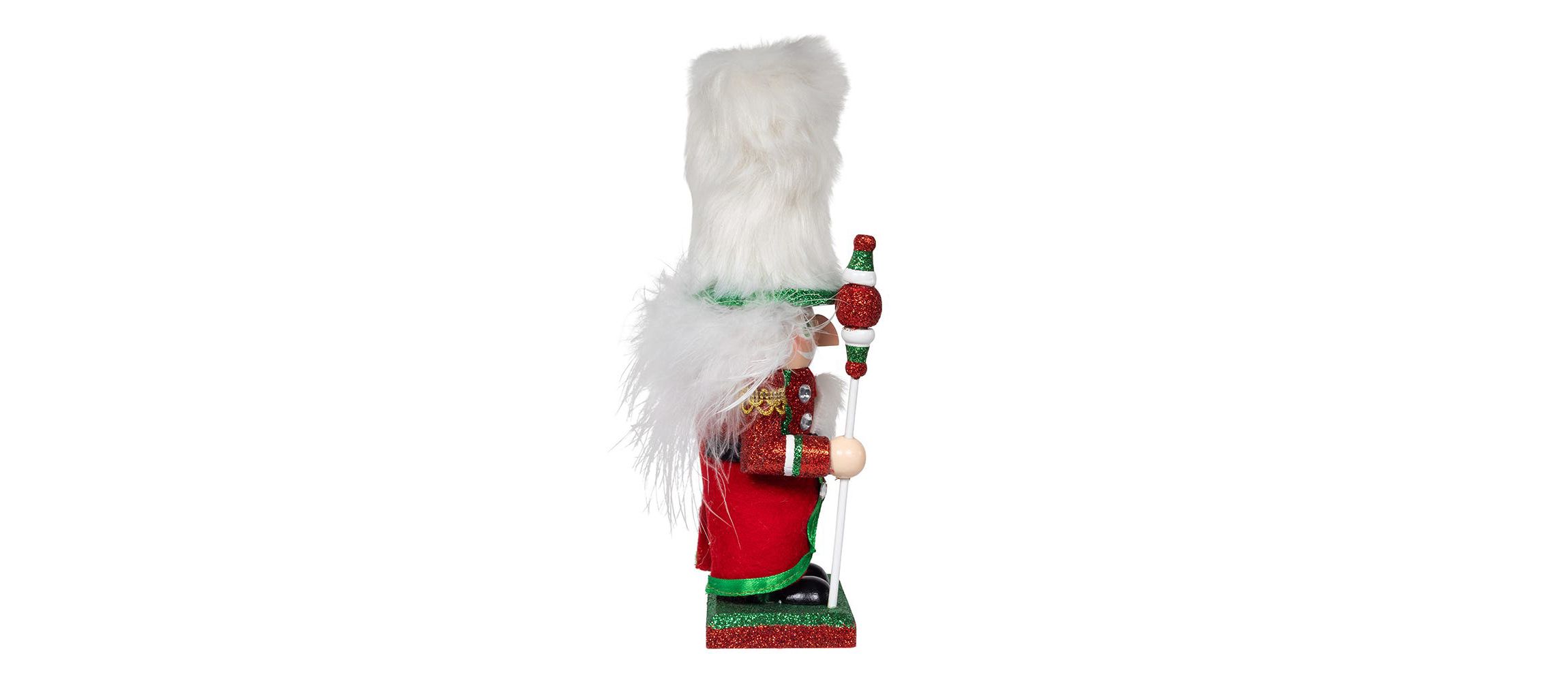 Kurt Adler 9-Inch Hollywood Nutcrackers Red, Green and White Soldier Nutcracker