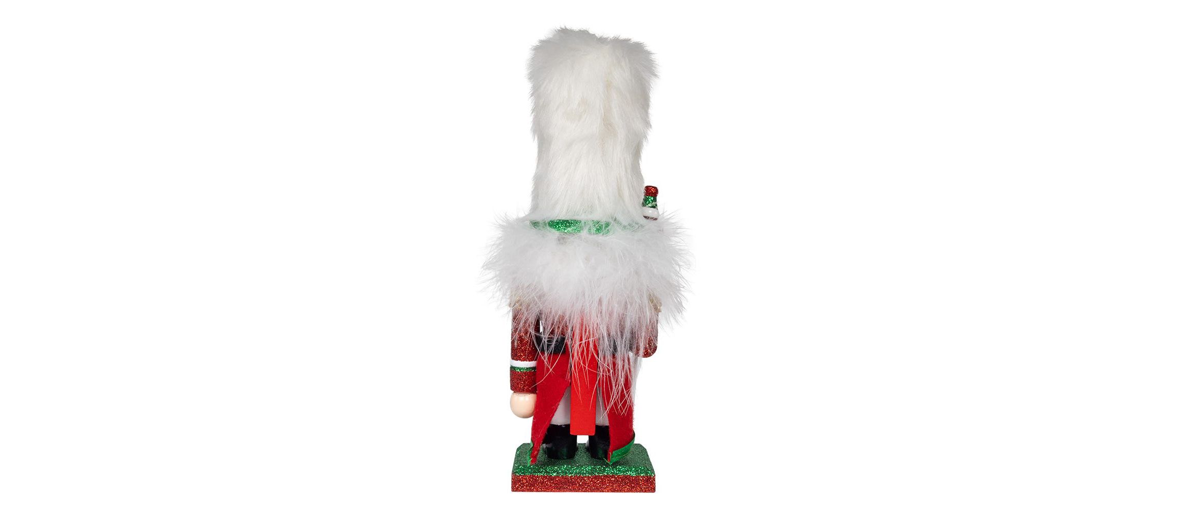 Kurt Adler 9-Inch Hollywood Nutcrackers Red, Green and White Soldier Nutcracker