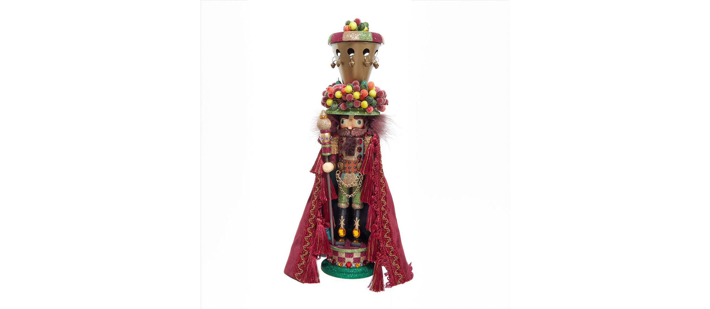 Kurt Adler 18-Inch Hollywood Nutcrackers Della Robbia Nutcracker