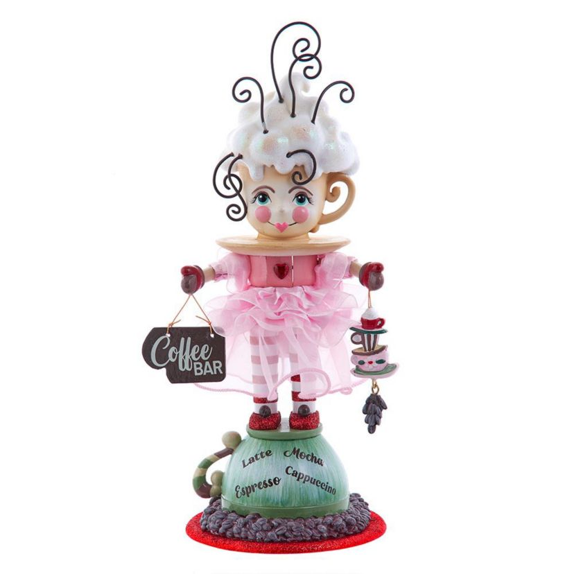 12-Inch Hollywood Nutcrackers Coffee Girl Nutcracker