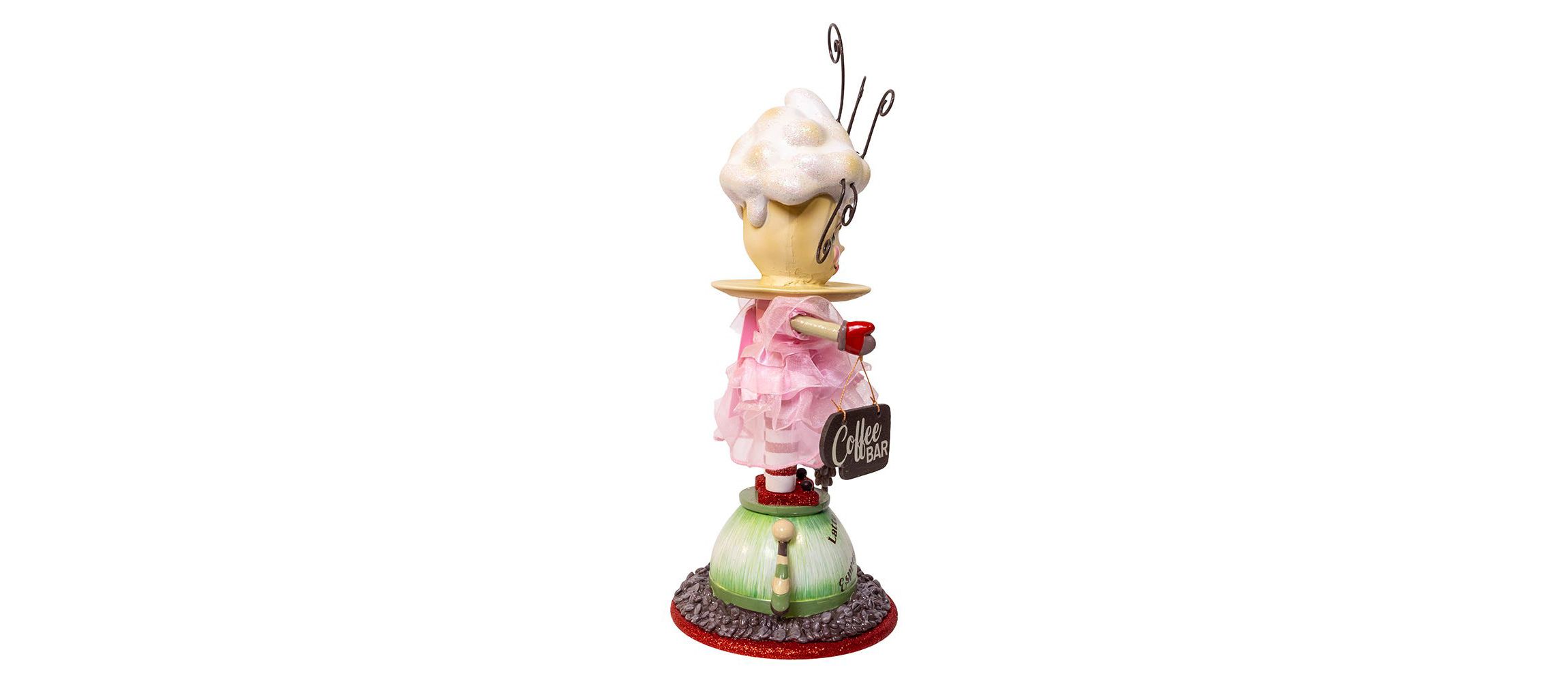 12-Inch Hollywood Nutcrackers Coffee Girl Nutcracker