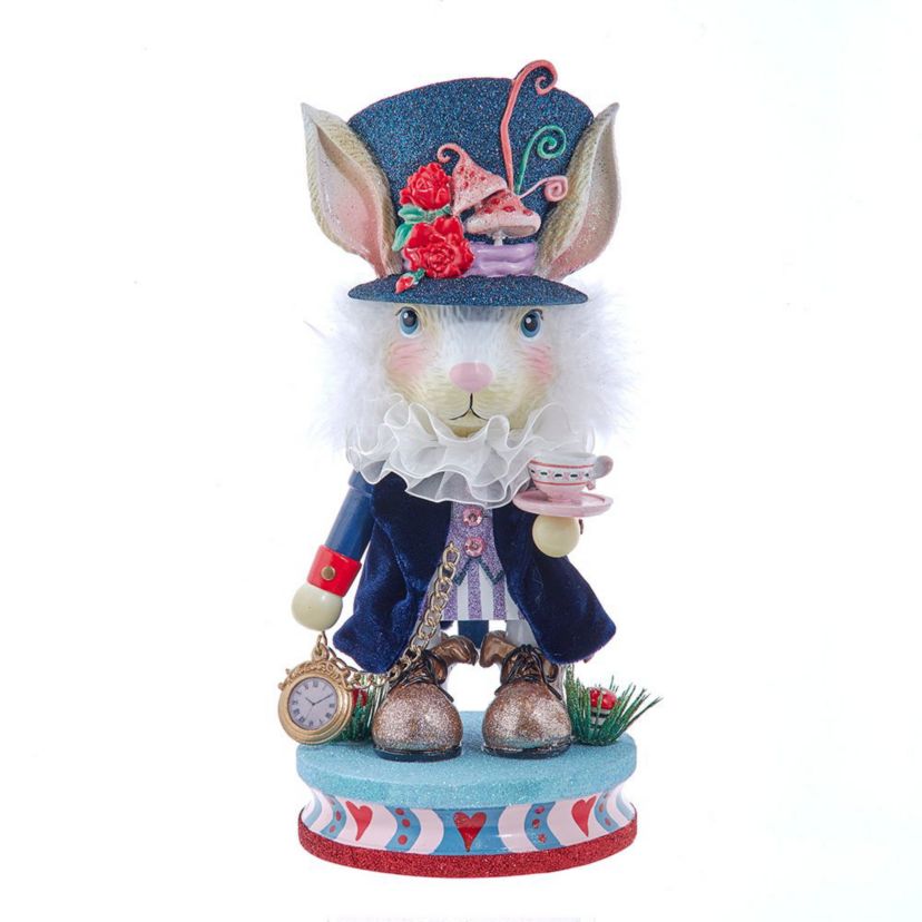 12-Inch Hollywood Nutcrackers White Rabbit Nutcracker