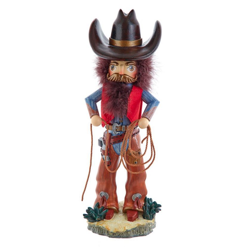 18-Inch Hollywood Nutcrackers Cowboy With Lasso Nutcracker