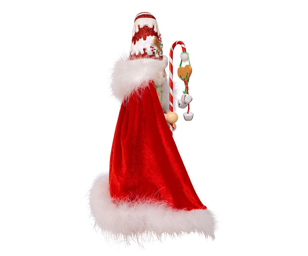 delightful 15-Inch Hollywood Nutcrackers Gingerbread Candy Santa Nutcracker