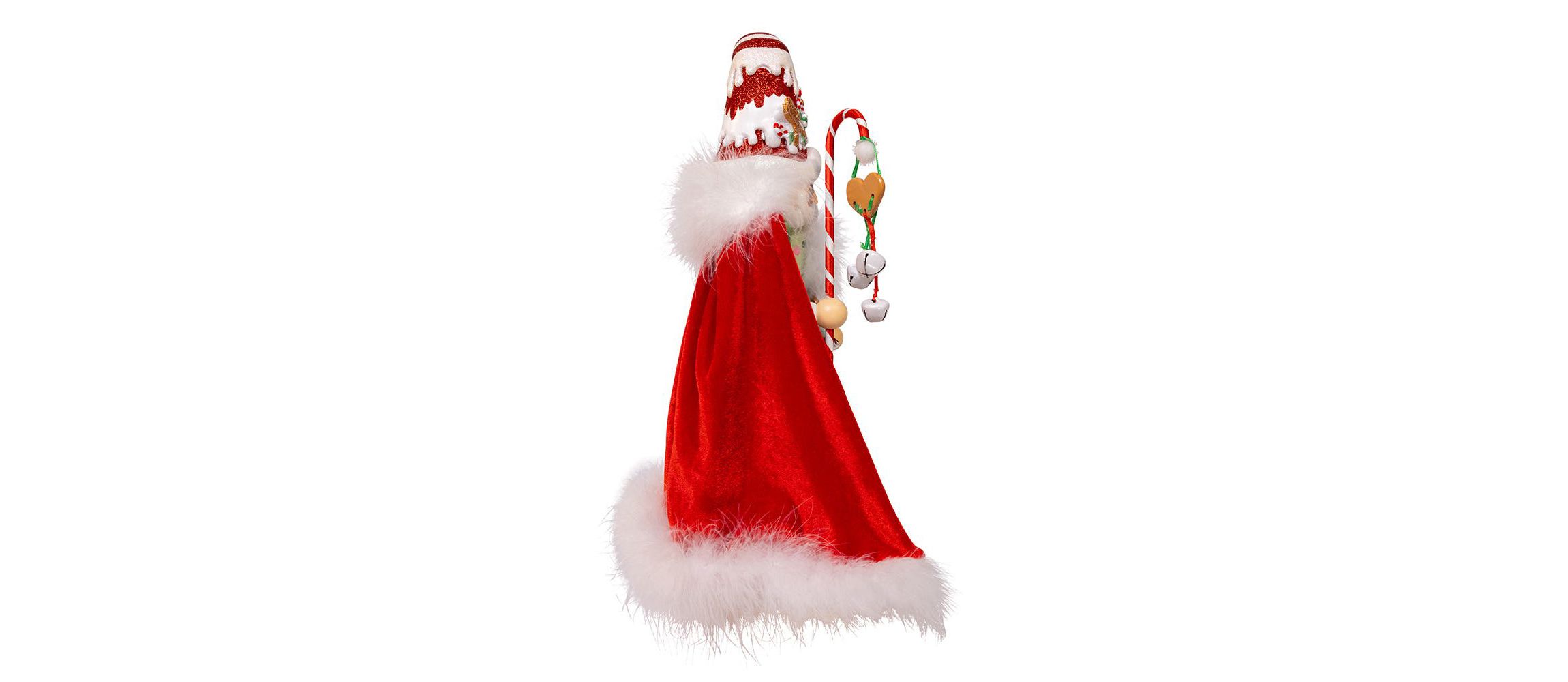 delightful 15-Inch Hollywood Nutcrackers Gingerbread Candy Santa Nutcracker