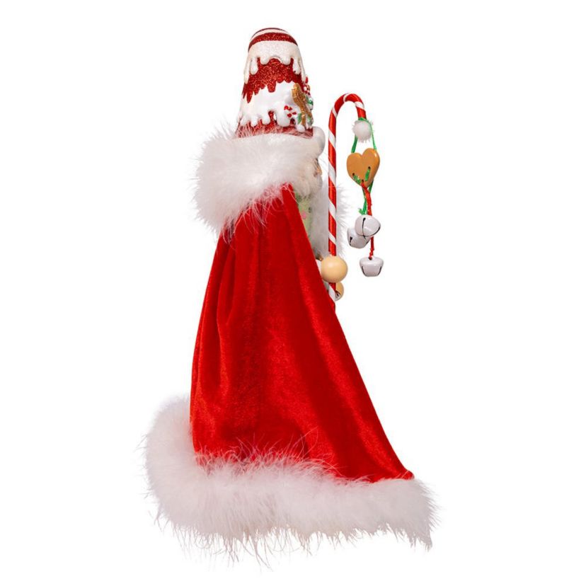 delightful 15-Inch Hollywood Nutcrackers Gingerbread Candy Santa Nutcracker