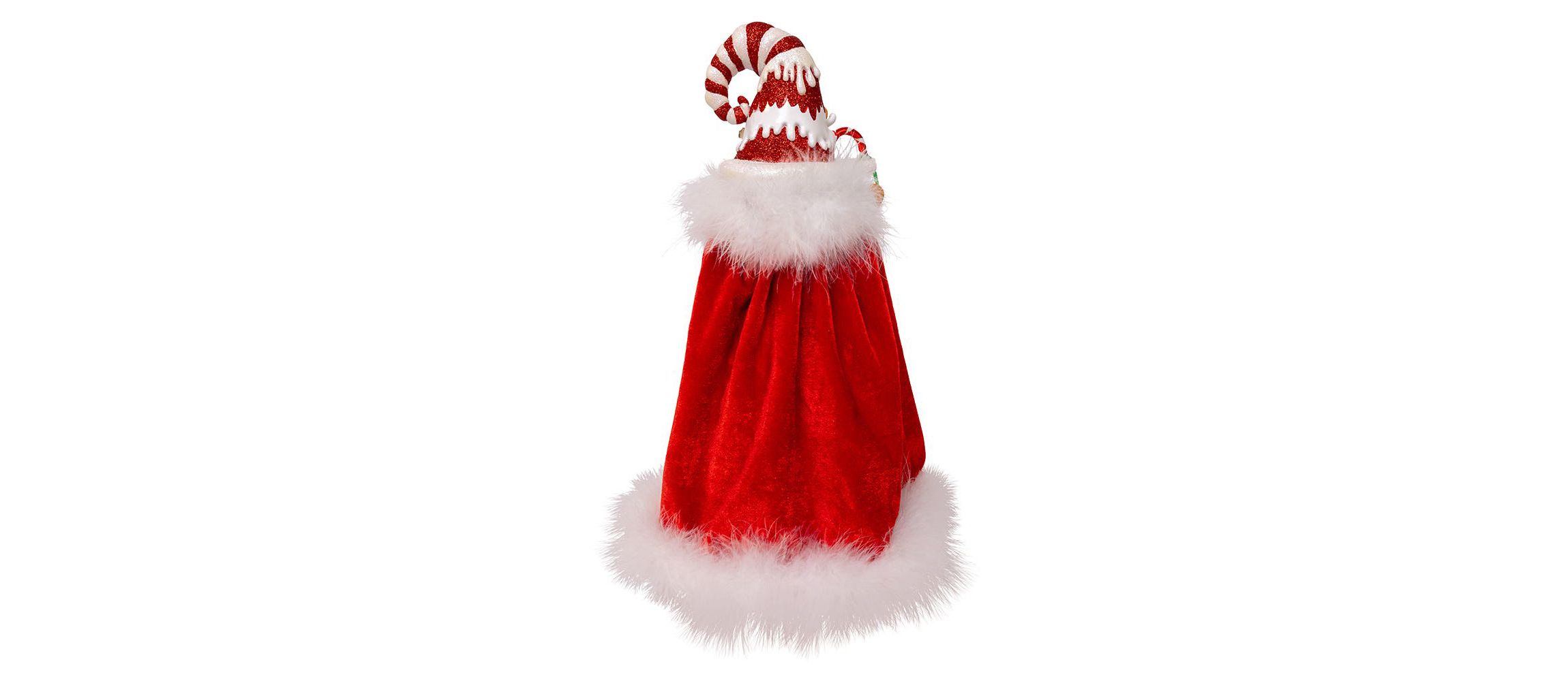 delightful 15-Inch Hollywood Nutcrackers Gingerbread Candy Santa Nutcracker