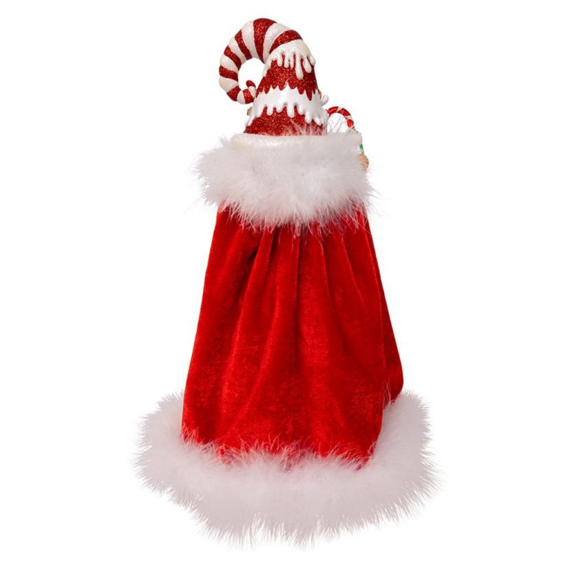 delightful 15-Inch Hollywood Nutcrackers Gingerbread Candy Santa Nutcracker