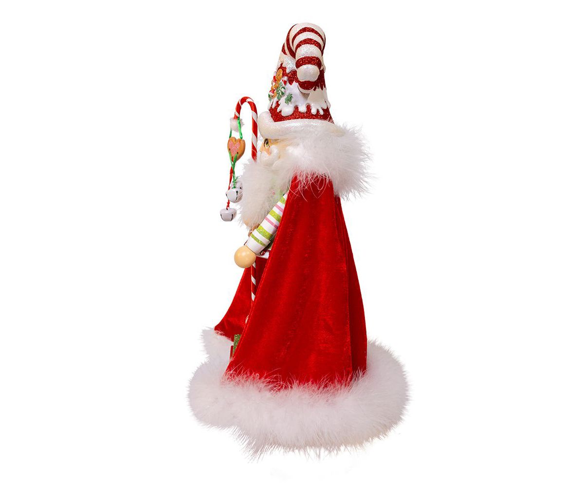 delightful 15-Inch Hollywood Nutcrackers Gingerbread Candy Santa Nutcracker