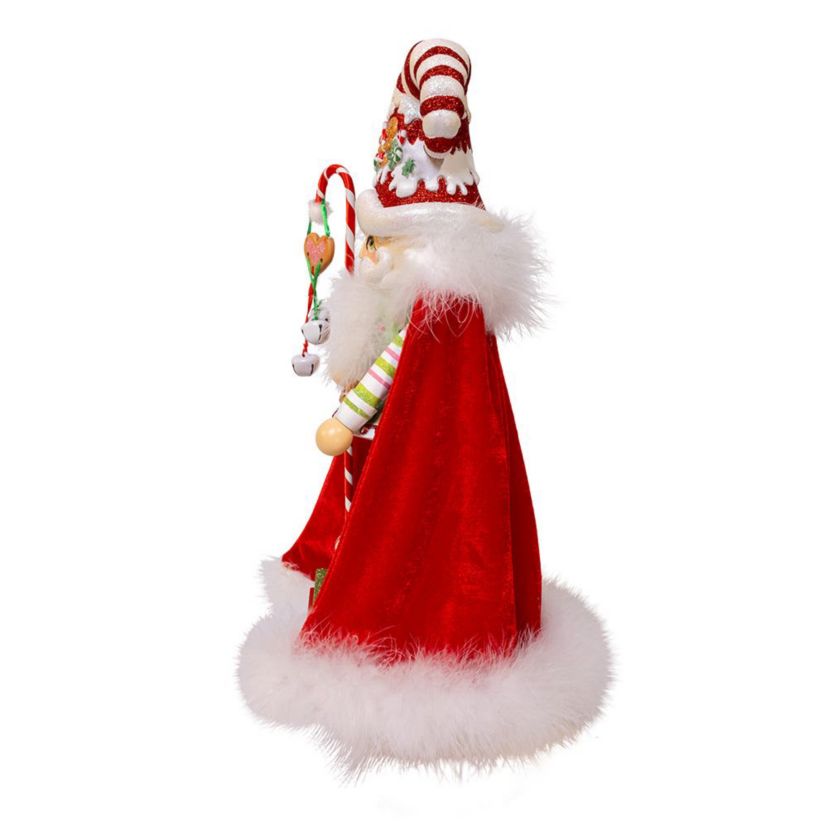 delightful 15-Inch Hollywood Nutcrackers Gingerbread Candy Santa Nutcracker