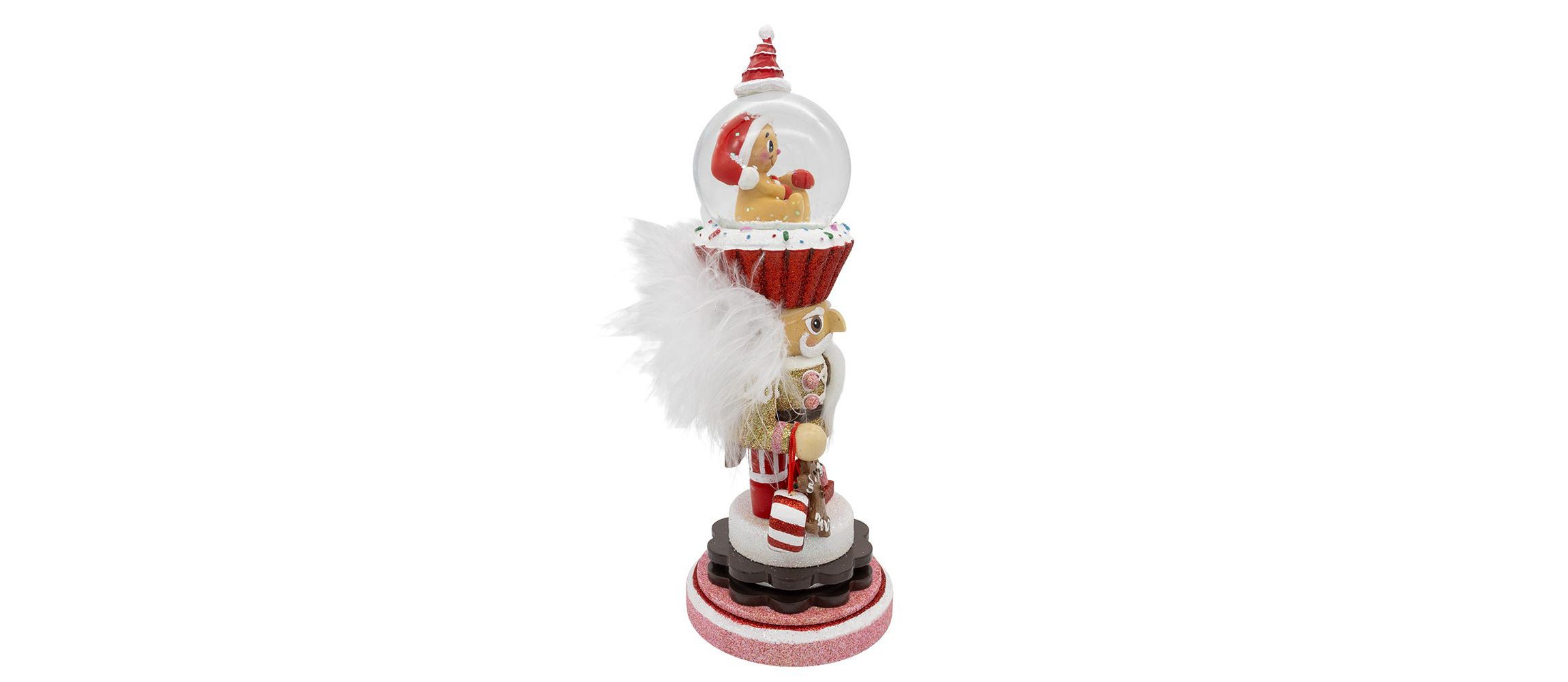 10-Inch Hollywood Nutcrackers Gingerbread Water Globe Nutcracker