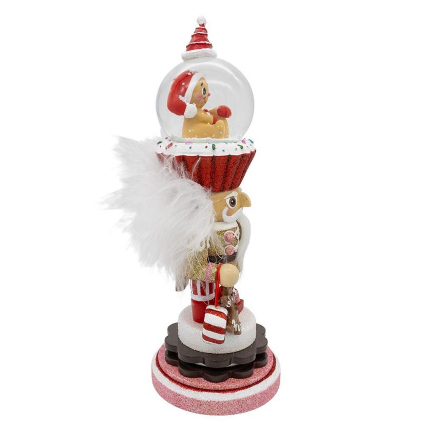 10-Inch Hollywood Nutcrackers Gingerbread Water Globe Nutcracker