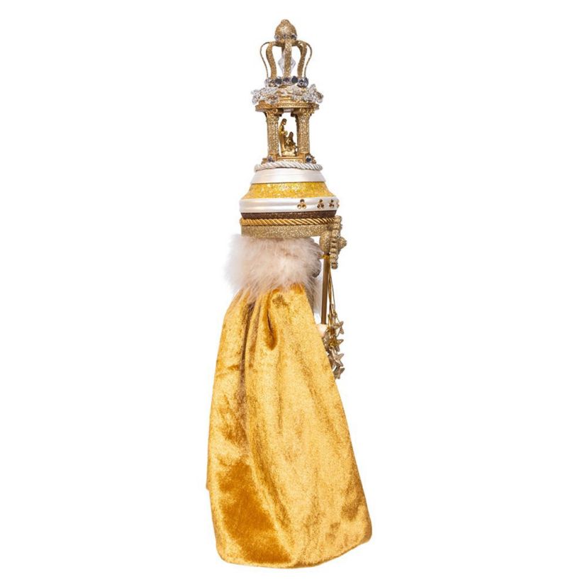 Battery Operated 19.5-Inch Hollywood Nutcrackers Lighted O Holy Night Nutcracker