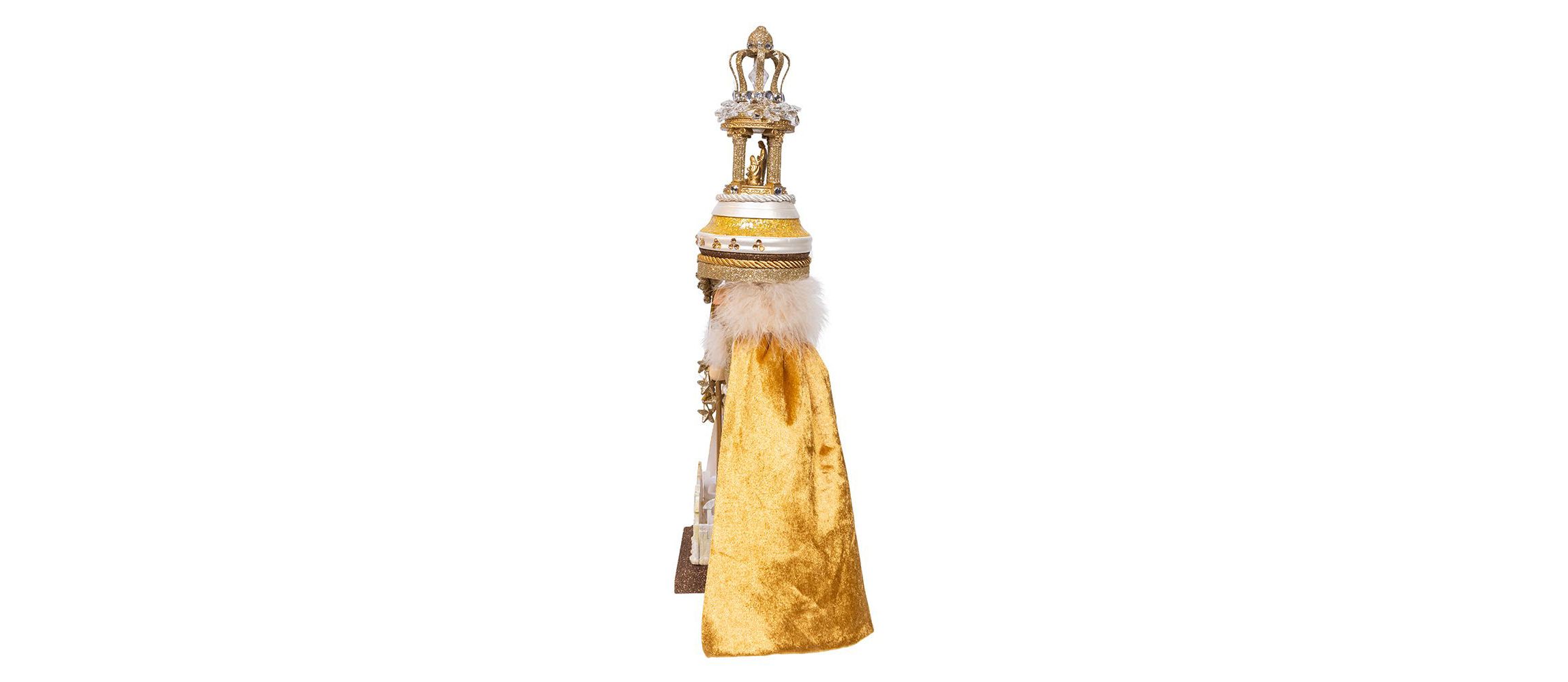 Battery Operated 19.5-Inch Hollywood Nutcrackers Lighted O Holy Night Nutcracker