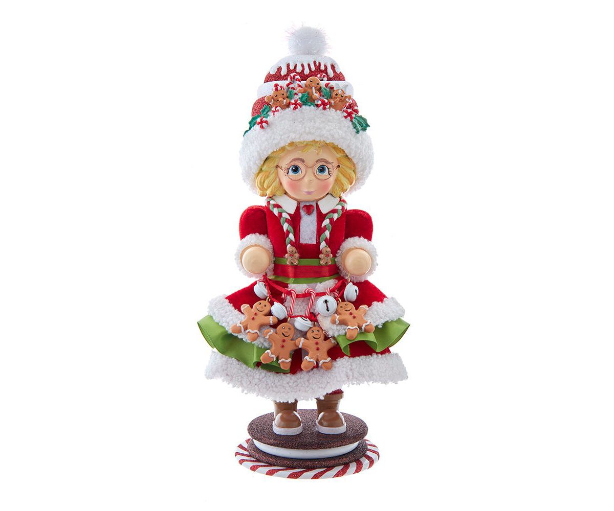 14-Inch Hollywood Nutcrackers Mrs. Claus Gingerbread Nutcracker