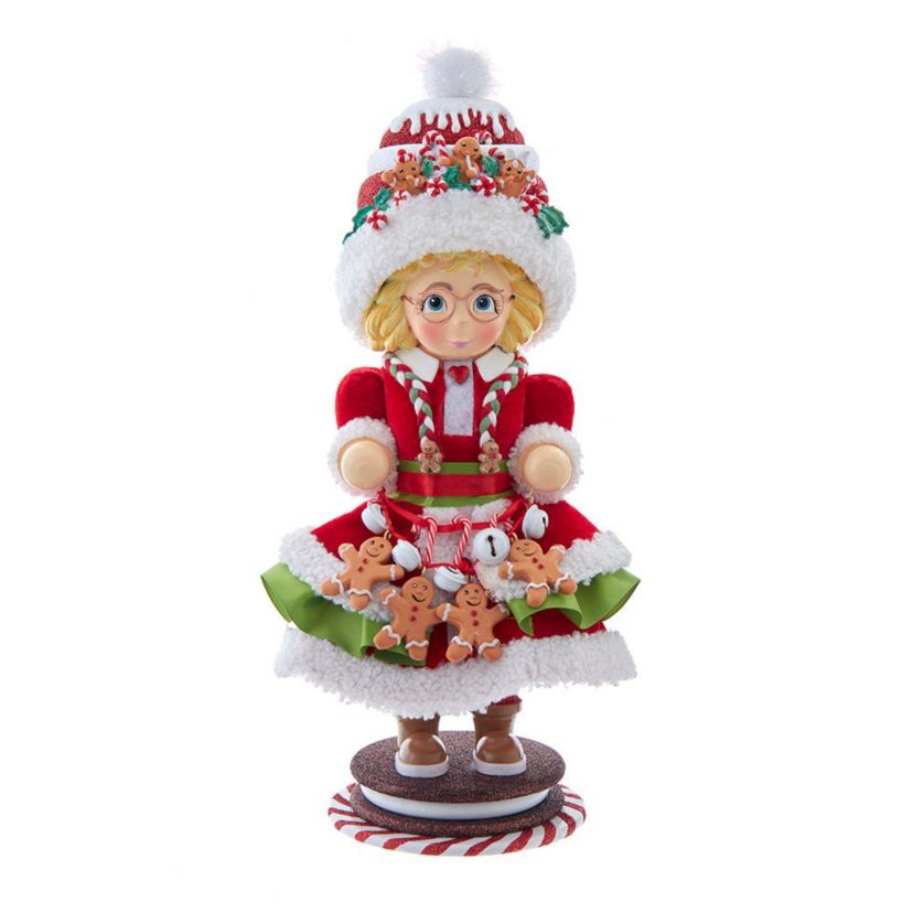 14-Inch Hollywood Nutcrackers Mrs. Claus Gingerbread Nutcracker