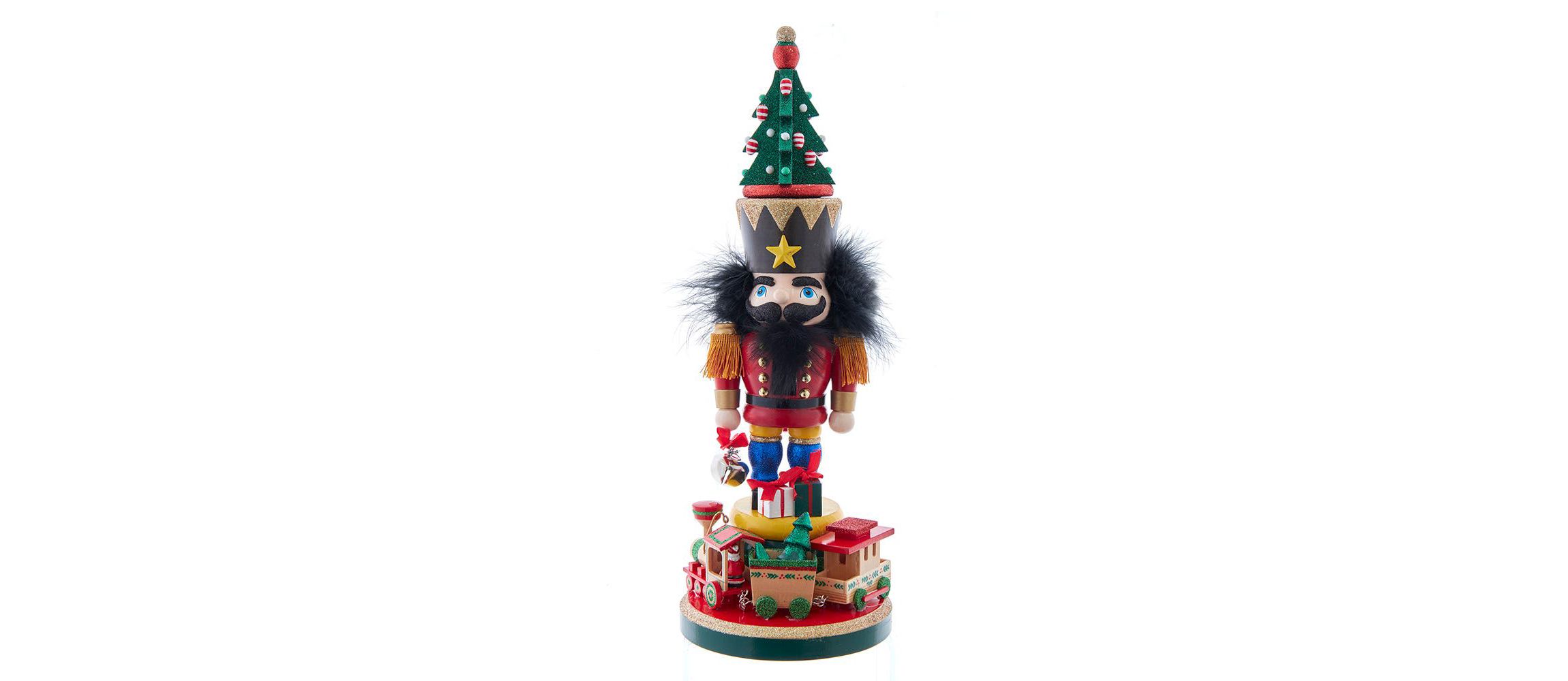 18.5-Inch Hollywood Nutcrackers with Train Nutcracker