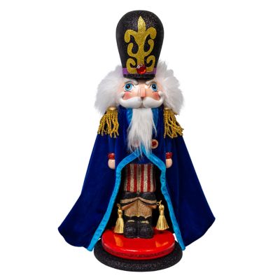 Kurt S. Adler 18Inch Hollywood Nutcrackers Elegant Blue and Red Nutcracker