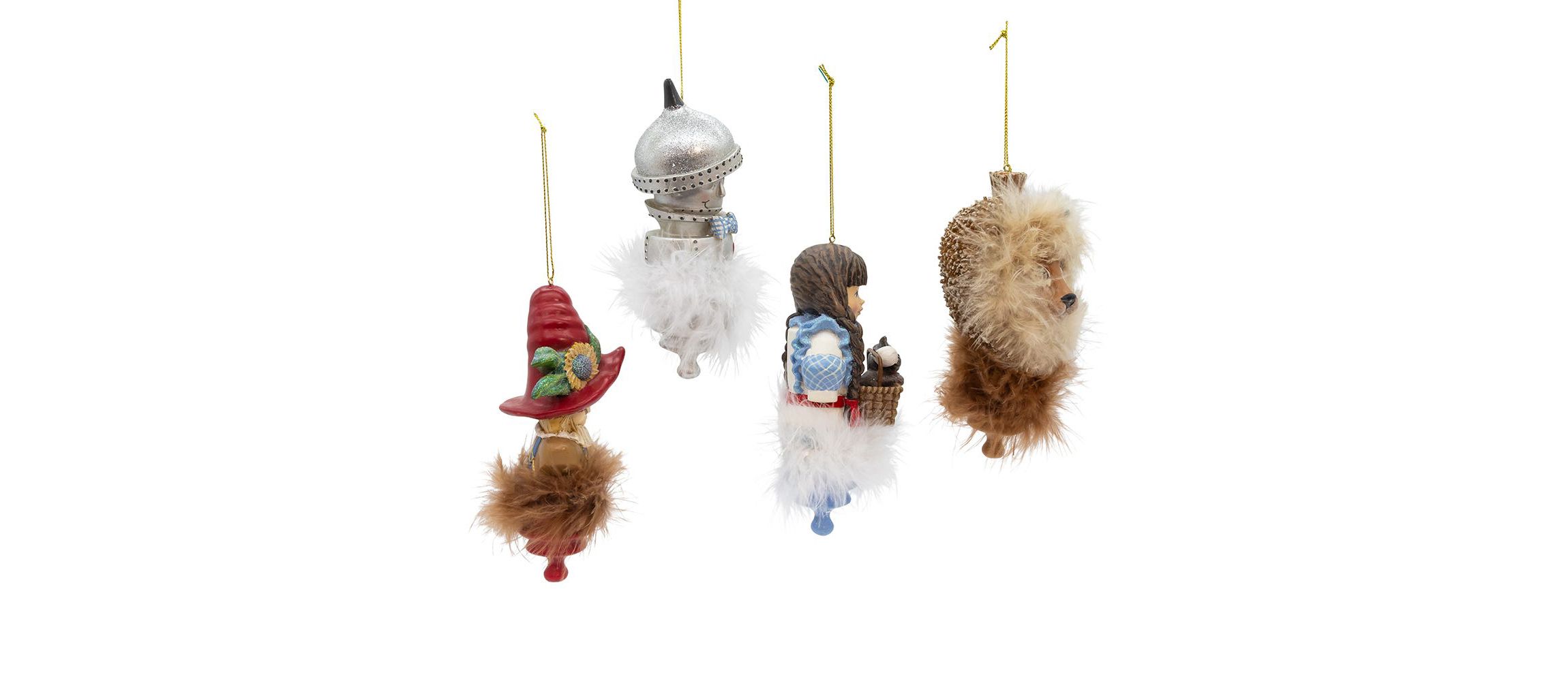 6-Inch Holly Hats Wizard Of Oz Boxed Set Ornaments