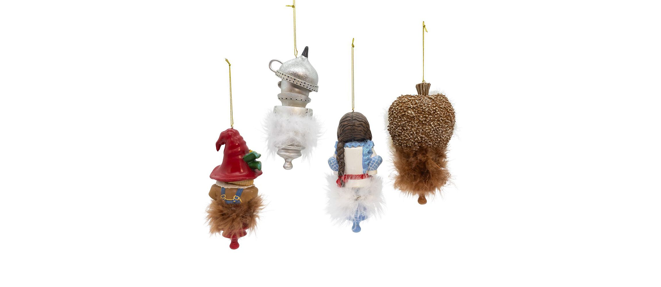 6-Inch Holly Hats Wizard Of Oz Boxed Set Ornaments