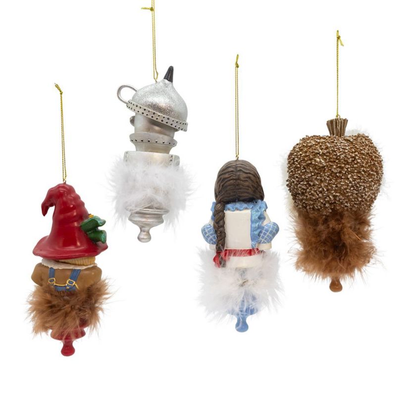 6-Inch Holly Hats Wizard Of Oz Boxed Set Ornaments